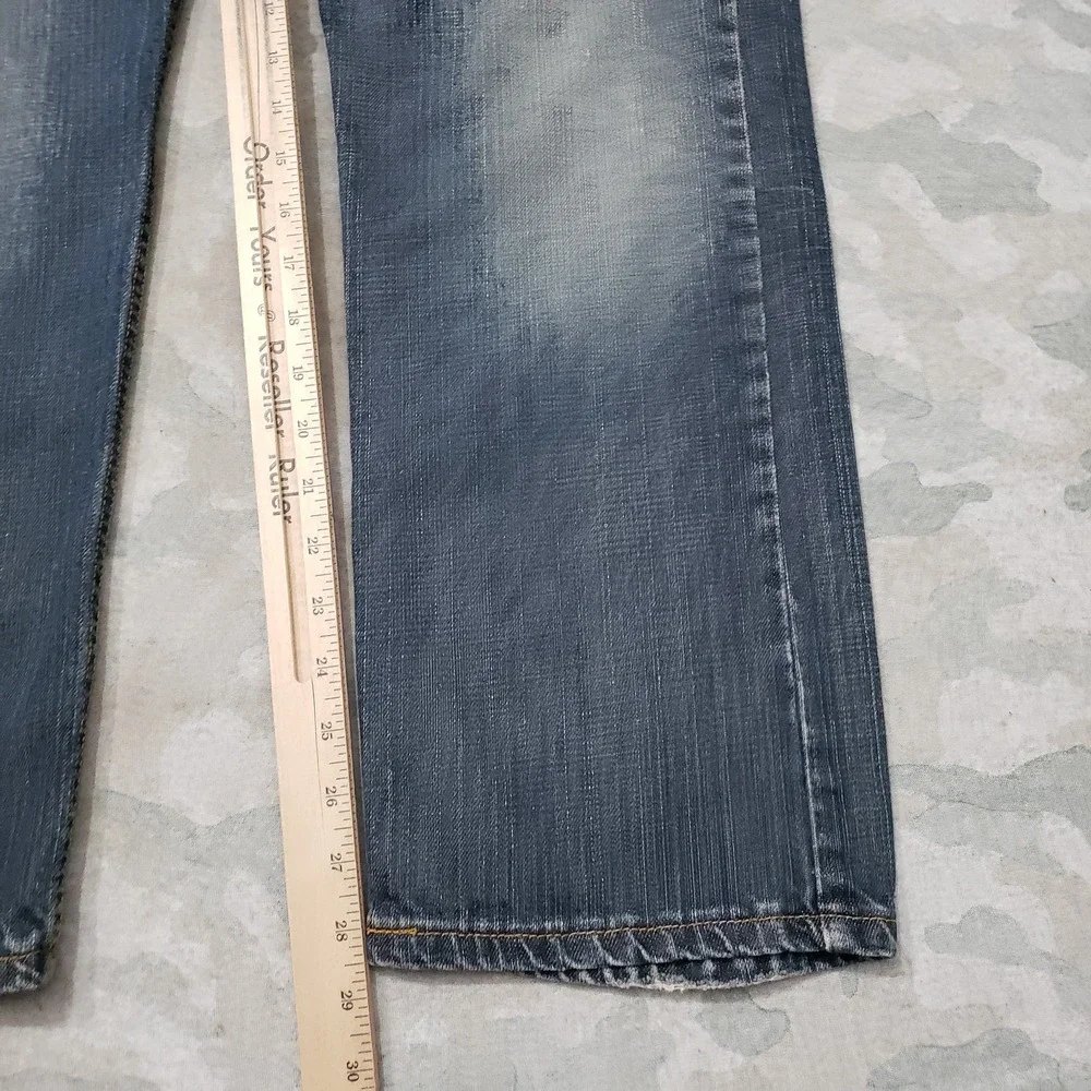 Vintage Levi's 505 Jeans Mens 33x30 Blue Denim Dark Wash Y2k Straight Leg